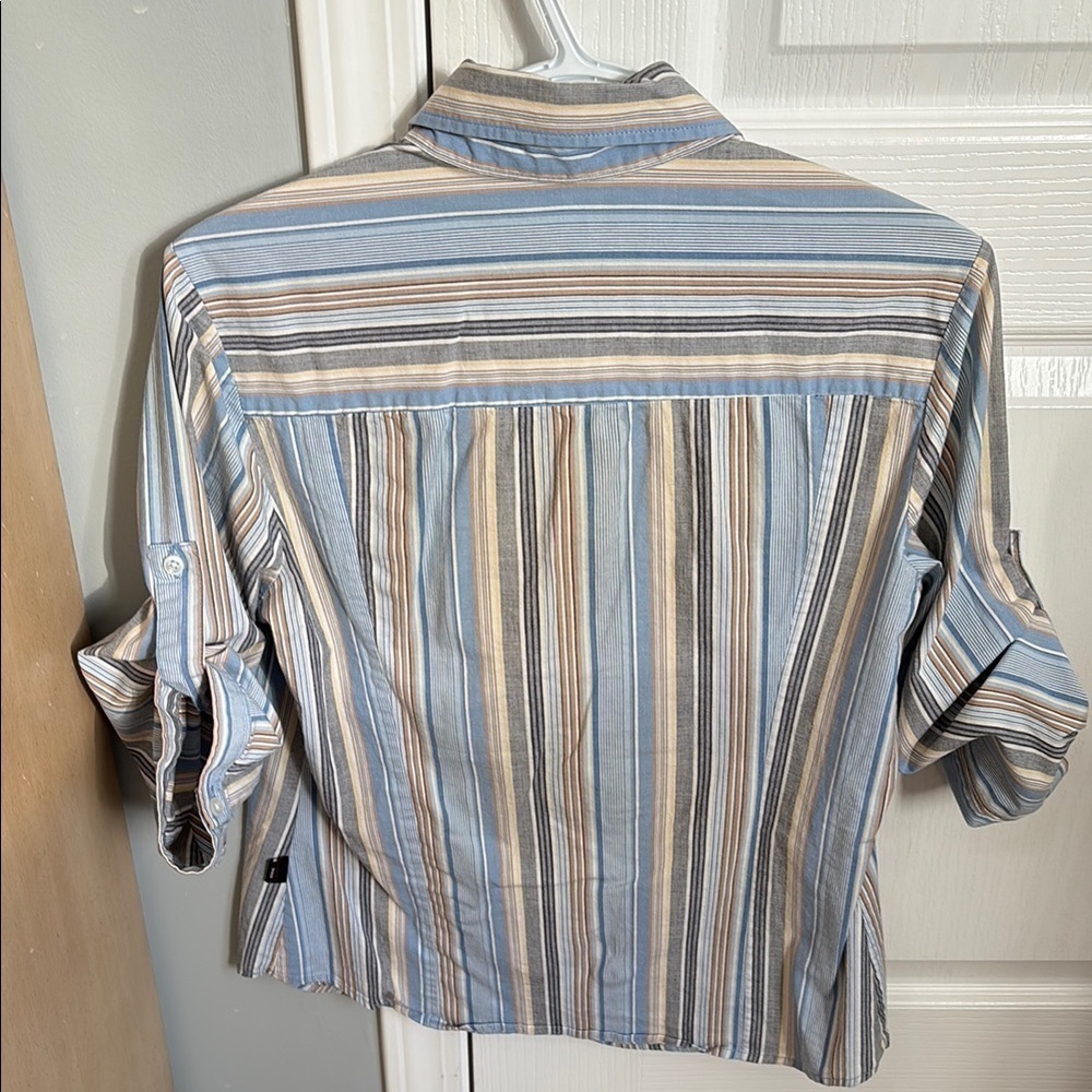 Tommy Jeans Striped Button-Up Shirt - Picture 5 of 5